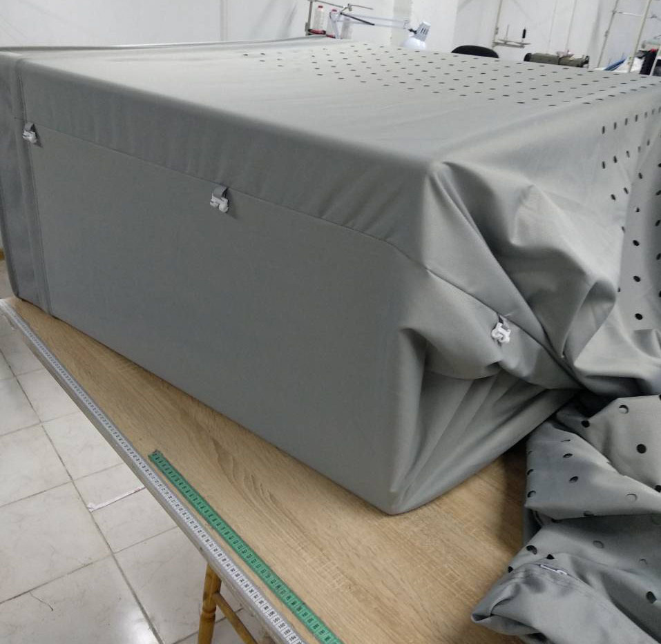 Каркас вытяжного текстильного воздуховода