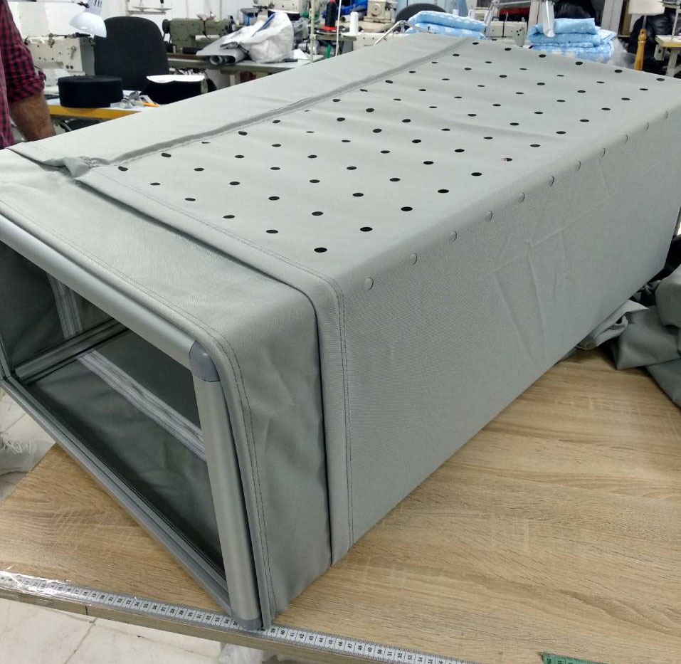 Каркас вытяжного текстильного воздуховода